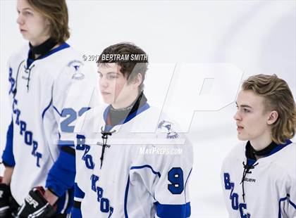 Thumbnail 3 in Pelham Memorial vs. Brockport (NYSPHSAA Division 2 Semifinal) photogallery.