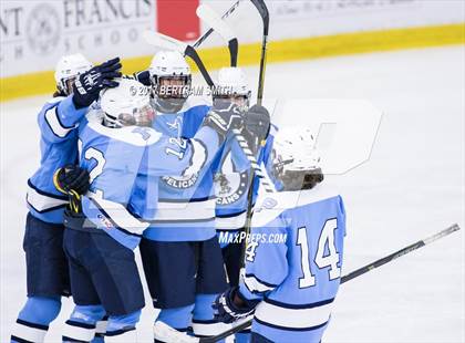 Thumbnail 3 in Pelham Memorial vs. Brockport (NYSPHSAA Division 2 Semifinal) photogallery.