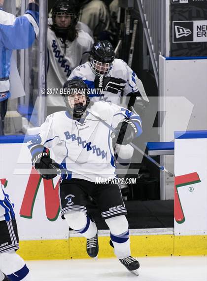 Thumbnail 2 in Pelham Memorial vs. Brockport (NYSPHSAA Division 2 Semifinal) photogallery.