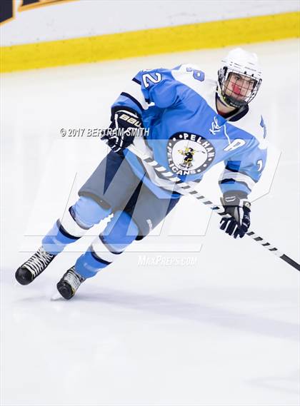 Thumbnail 2 in Pelham Memorial vs. Brockport (NYSPHSAA Division 2 Semifinal) photogallery.