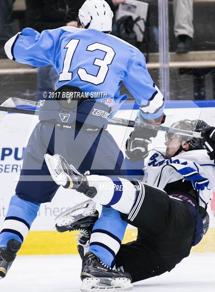 Thumbnail 2 in Pelham Memorial vs. Brockport (NYSPHSAA Division 2 Semifinal) photogallery.