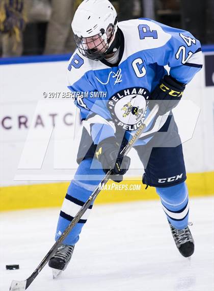 Thumbnail 3 in Pelham Memorial vs. Brockport (NYSPHSAA Division 2 Semifinal) photogallery.