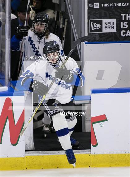 Thumbnail 3 in Pelham Memorial vs. Brockport (NYSPHSAA Division 2 Semifinal) photogallery.