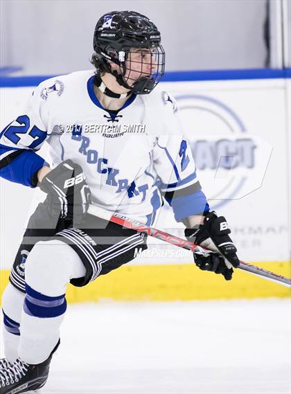 Thumbnail 3 in Pelham Memorial vs. Brockport (NYSPHSAA Division 2 Semifinal) photogallery.