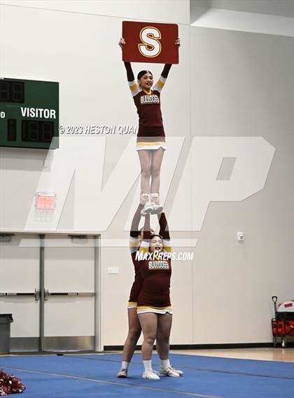 Thumbnail 1 in CIF State Cheer SoCal Championships - Session 2 (Burroughs - Arlington)  photogallery.