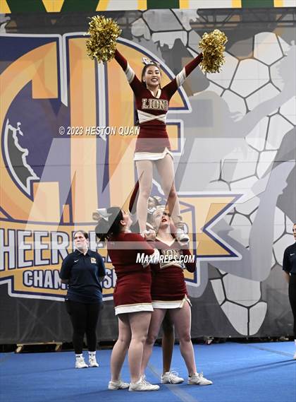 Thumbnail 3 in CIF State Cheer SoCal Championships - Session 2 (Burroughs - Arlington)  photogallery.