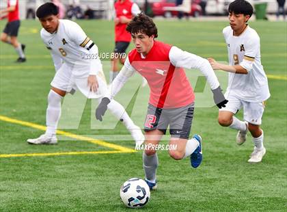 Thumbnail 2 in Athens vs St Michael Catholic (FalconFest Soccer Tournament) photogallery.