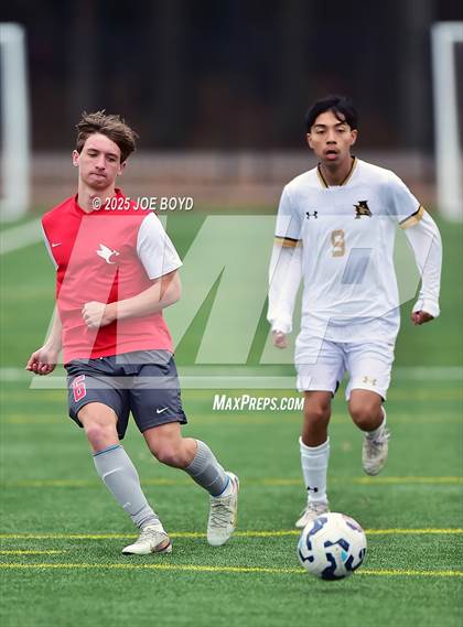 Thumbnail 1 in Athens vs St Michael Catholic (FalconFest Soccer Tournament) photogallery.