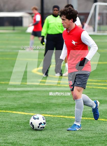 Thumbnail 1 in Athens vs St Michael Catholic (FalconFest Soccer Tournament) photogallery.