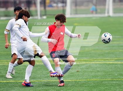 Thumbnail 3 in Athens vs St Michael Catholic (FalconFest Soccer Tournament) photogallery.