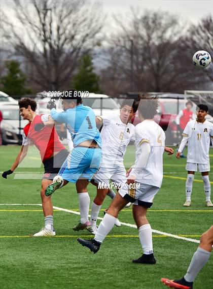 Thumbnail 2 in Athens vs St Michael Catholic (FalconFest Soccer Tournament) photogallery.