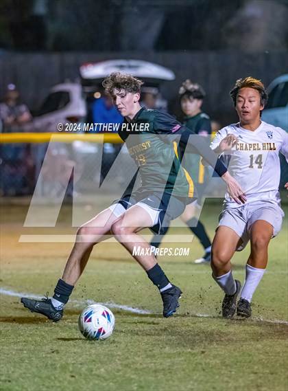 Thumbnail 3 in Chapel Hill vs Pine Forest (NCHSAA 4A First Round) photogallery.
