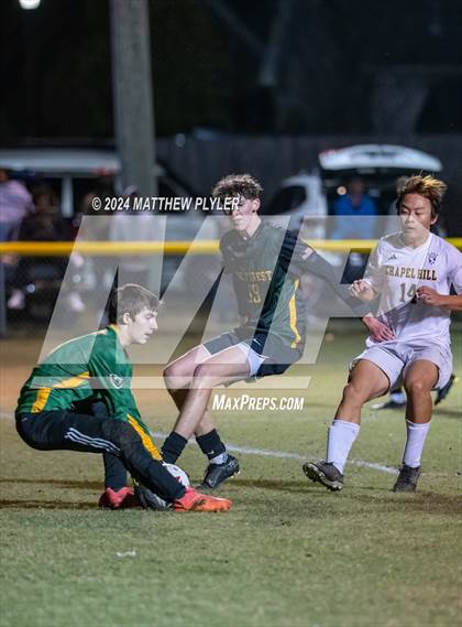 Thumbnail 1 in Chapel Hill vs Pine Forest (NCHSAA 4A First Round) photogallery.