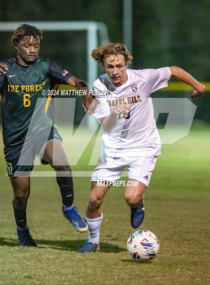 Thumbnail 3 in Chapel Hill vs Pine Forest (NCHSAA 4A First Round) photogallery.