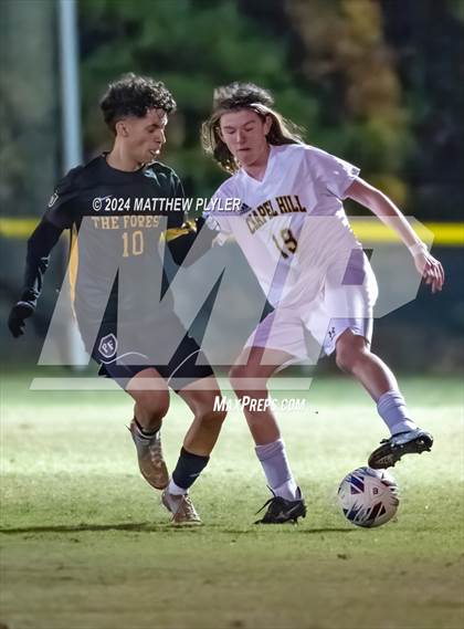 Thumbnail 2 in Chapel Hill vs Pine Forest (NCHSAA 4A First Round) photogallery.
