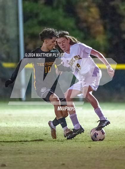 Thumbnail 3 in Chapel Hill vs Pine Forest (NCHSAA 4A First Round) photogallery.