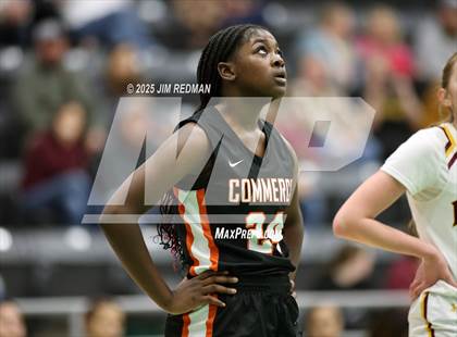 Thumbnail 2 in Bells vs. Commerce (UIL 3A D2 Bi-District Basketball Playoff) photogallery.