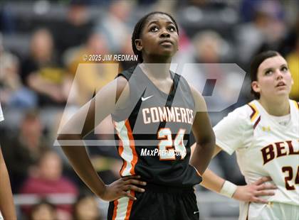 Thumbnail 1 in Bells vs. Commerce (UIL 3A D2 Bi-District Basketball Playoff) photogallery.