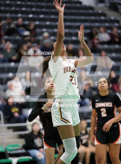 Thumbnail 3 in Bells vs. Commerce (UIL 3A D2 Bi-District Basketball Playoff) photogallery.