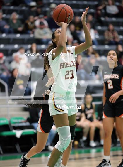 Thumbnail 1 in Bells vs. Commerce (UIL 3A D2 Bi-District Basketball Playoff) photogallery.