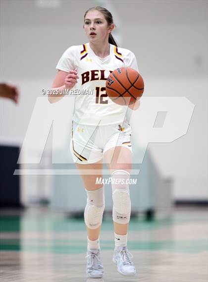Thumbnail 2 in Bells vs. Commerce (UIL 3A D2 Bi-District Basketball Playoff) photogallery.