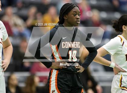 Thumbnail 3 in Bells vs. Commerce (UIL 3A D2 Bi-District Basketball Playoff) photogallery.