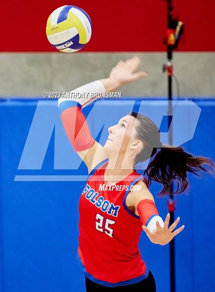 Thumbnail 2 in Clovis West @ Folsom (CIF State D1 Playoff) photogallery.