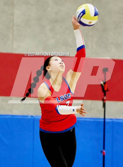 Thumbnail 2 in Clovis West @ Folsom (CIF State D1 Playoff) photogallery.