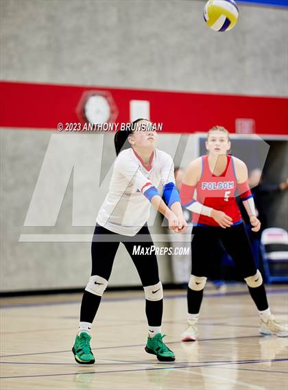 Thumbnail 2 in Clovis West @ Folsom (CIF State D1 Playoff) photogallery.