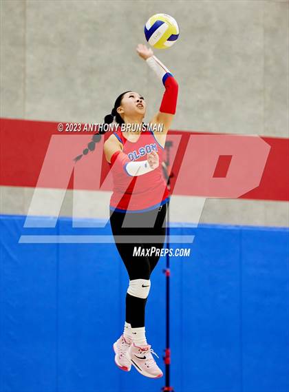 Thumbnail 2 in Clovis West @ Folsom (CIF State D1 Playoff) photogallery.