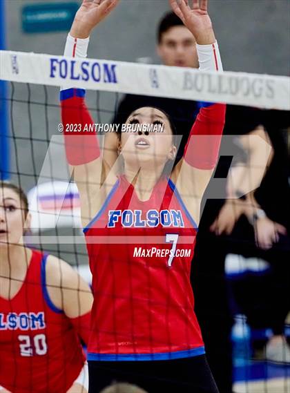 Thumbnail 2 in Clovis West @ Folsom (CIF State D1 Playoff) photogallery.