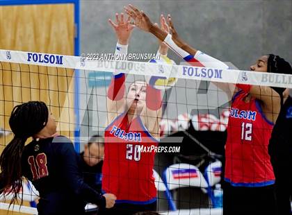 Thumbnail 2 in Clovis West @ Folsom (CIF State D1 Playoff) photogallery.