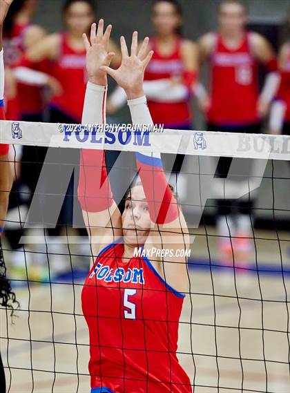 Thumbnail 2 in Clovis West @ Folsom (CIF State D1 Playoff) photogallery.