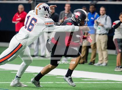 Thumbnail 1 in Wakeland vs. Mansfield Legacy (UIL 5A DI Regional Playoff at the Star) photogallery.