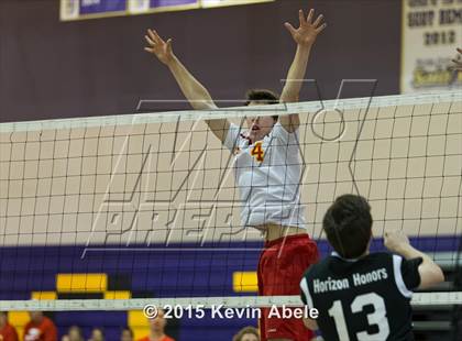 Thumbnail 3 in Seton Catholic vs Horizon Honors (Notre Dame Prep Invitational) photogallery.