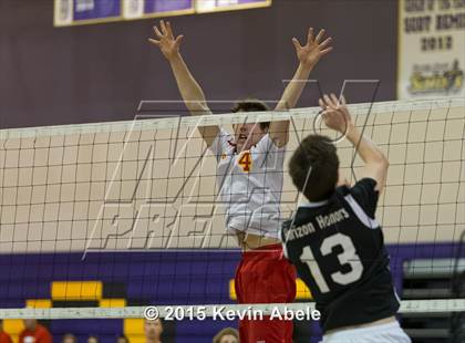 Thumbnail 2 in Seton Catholic vs Horizon Honors (Notre Dame Prep Invitational) photogallery.