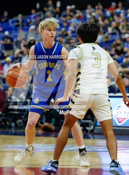 Thumbnail 3 in Jayton vs. Bryson (UIL Basketball 1A D2 Final) photogallery.