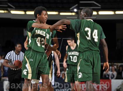 Thumbnail 1 in Damien vs. Santa Margarita (CIF-SS 3AA Final)  photogallery.