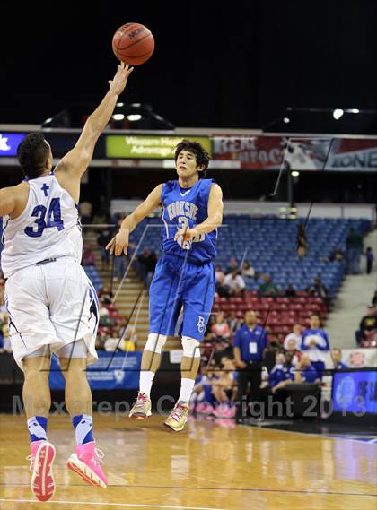 Thumbnail 1 in Capital Christian vs Brookside Christian (CIF SJS D5 Final) photogallery.
