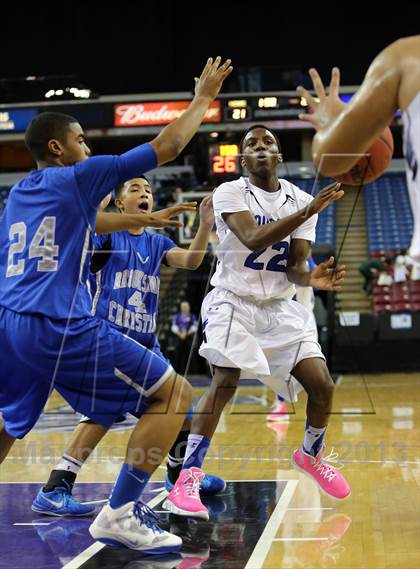 Thumbnail 3 in Capital Christian vs Brookside Christian (CIF SJS D5 Final) photogallery.