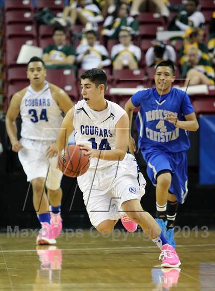 Thumbnail 2 in Capital Christian vs Brookside Christian (CIF SJS D5 Final) photogallery.