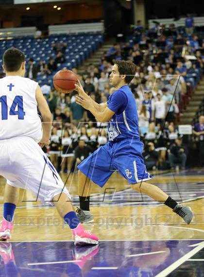 Thumbnail 2 in Capital Christian vs Brookside Christian (CIF SJS D5 Final) photogallery.