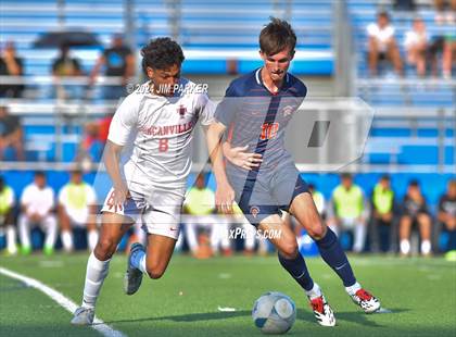 Thumbnail 1 in Seven Lakes vs. Duncanville (UIL 6A Soccer Semifinal) photogallery.