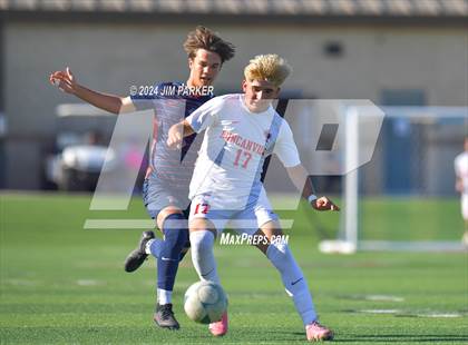 Thumbnail 2 in Seven Lakes vs. Duncanville (UIL 6A Soccer Semifinal) photogallery.