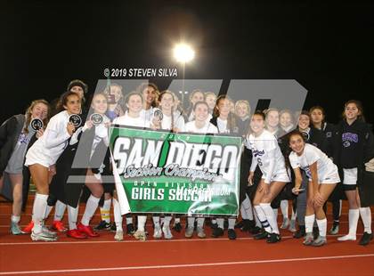 Thumbnail 3 in Academy of Our Lady of Peace vs. Carlsbad (CIF SDS Open Division Final) photogallery.