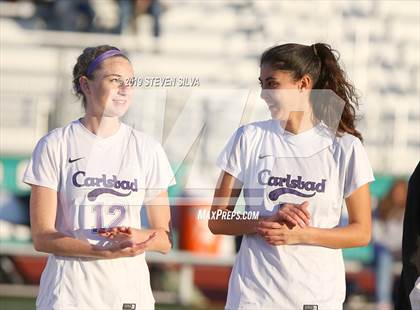 Thumbnail 3 in Academy of Our Lady of Peace vs. Carlsbad (CIF SDS Open Division Final) photogallery.