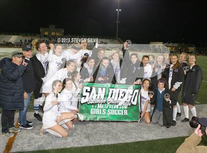 Thumbnail 2 in Academy of Our Lady of Peace vs. Carlsbad (CIF SDS Open Division Final) photogallery.