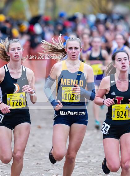 Thumbnail 3 in CIF State Cross Country Championships (Girls D4 Race) photogallery.