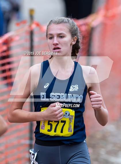 Thumbnail 3 in CIF State Cross Country Championships (Girls D4 Race) photogallery.