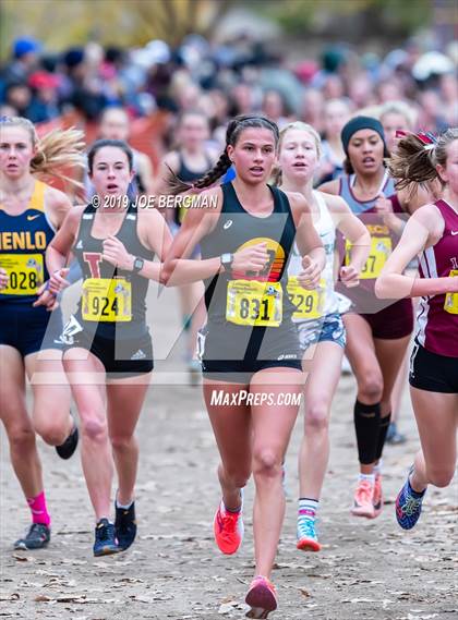 Thumbnail 2 in CIF State Cross Country Championships (Girls D4 Race) photogallery.